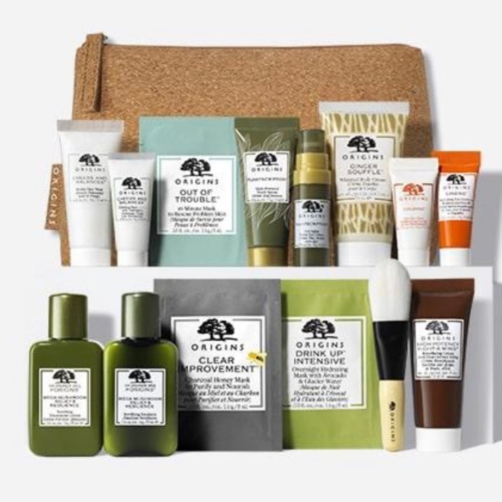Origins Skin Care Bundle (15 pieces valued at $120)